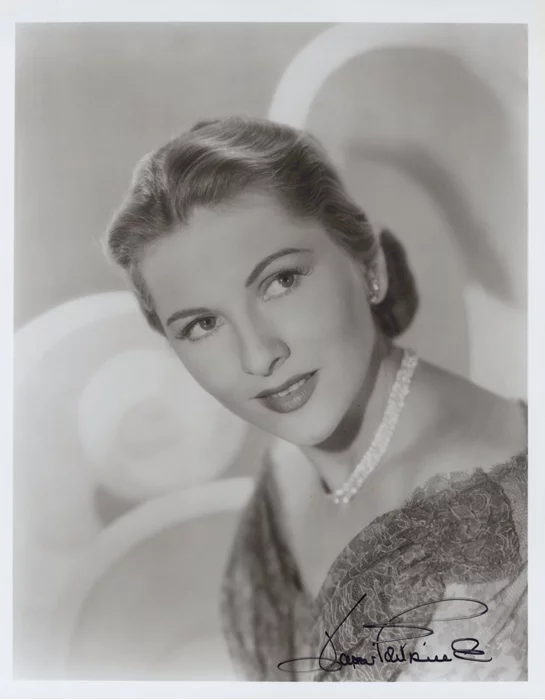 Joan Fontaine autograph