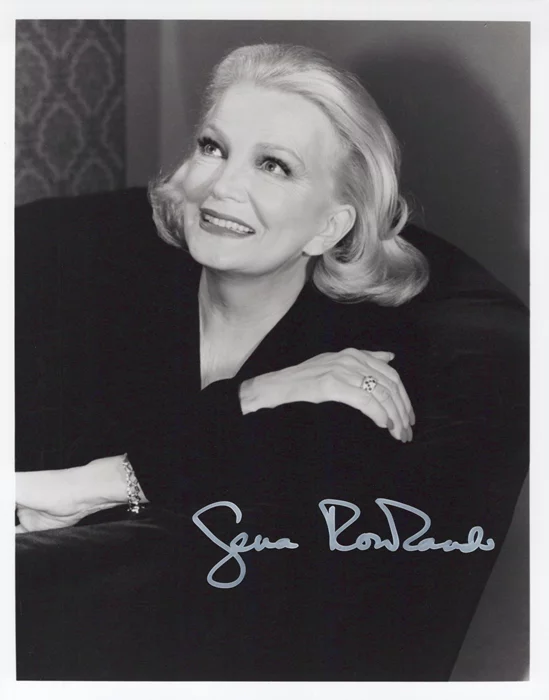 Gena Rowlands autograph