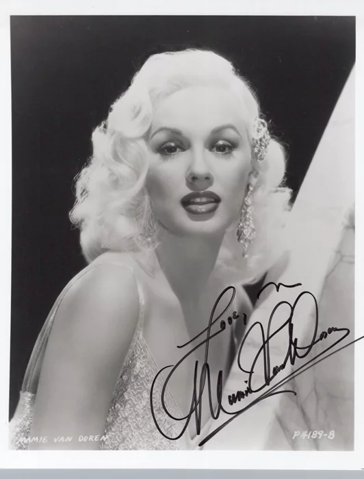 Mamie Van Doren autograph