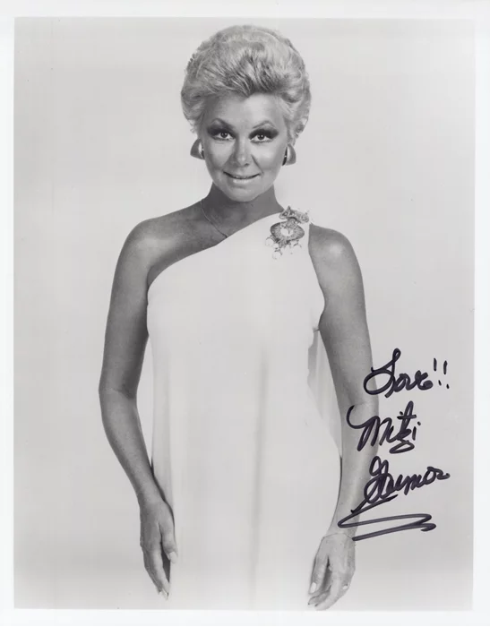Mitzi Gaynor autograph