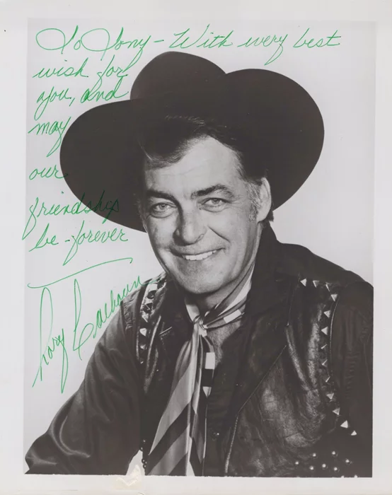 Rory Calhoun autograph