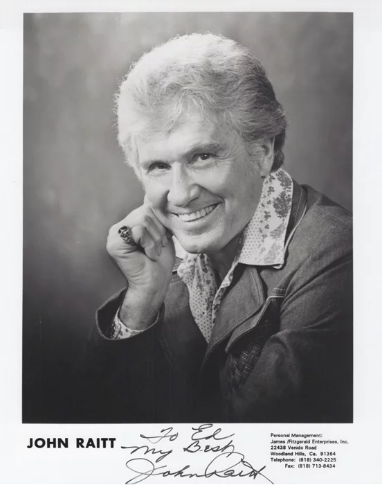 John Raitt autograph
