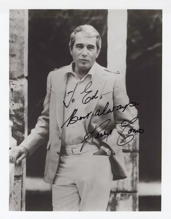 Perry Como autograph