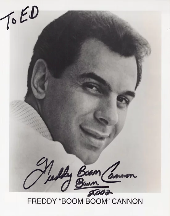 Freddy Cannon autograph