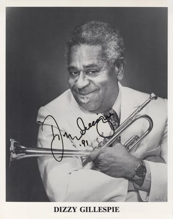 Dizzy Gillespie autograph