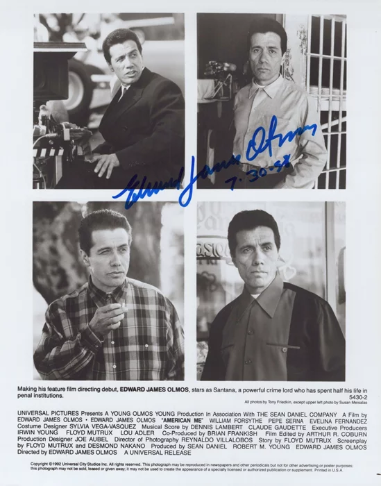 Edward James Olmos autograph
