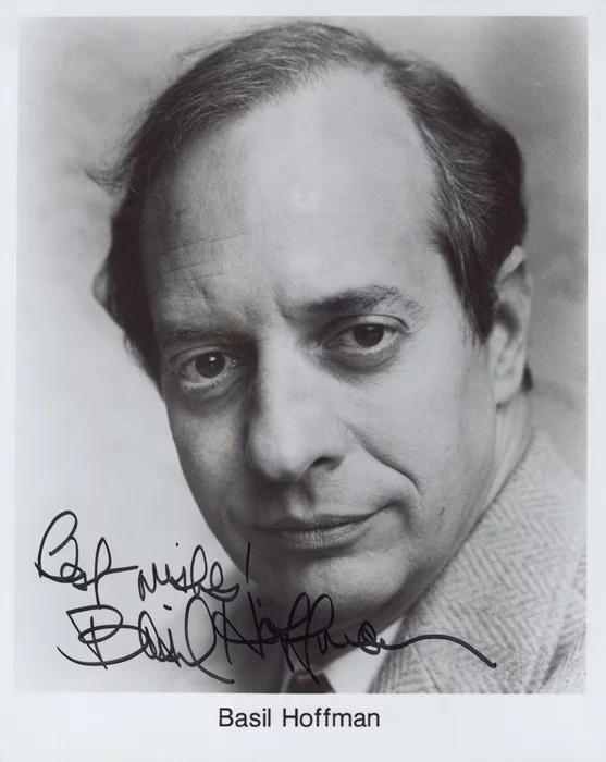 Basil Hoffman autograph