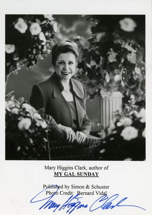 Mary Higgins Clark autograph