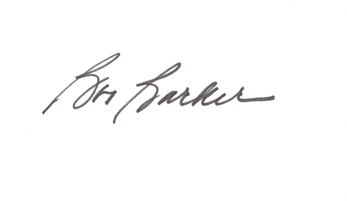 Bob Barker autograph