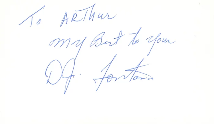 D.J. Fontana autograph