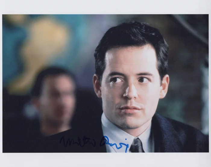 Matthew Broderick autograph