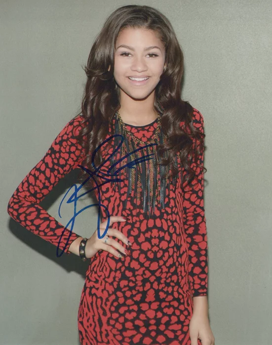 Zendaya Coleman autograph