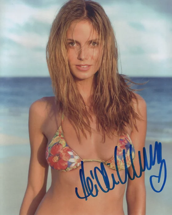 Heidi Klum autograph