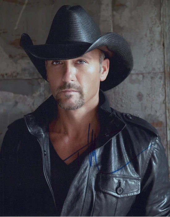 Tim McGraw autograph