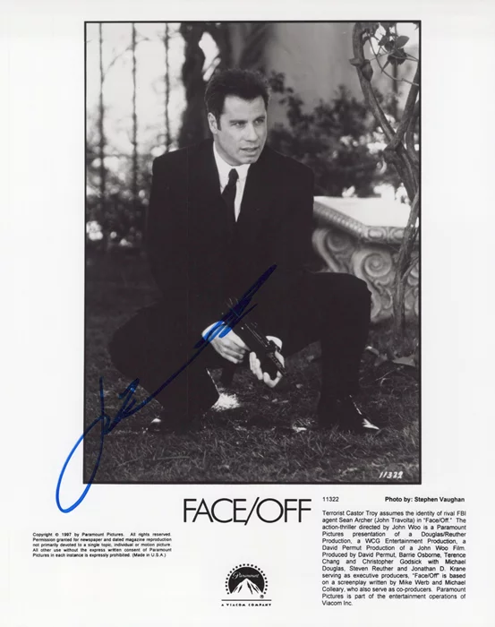 John Travolta autograph