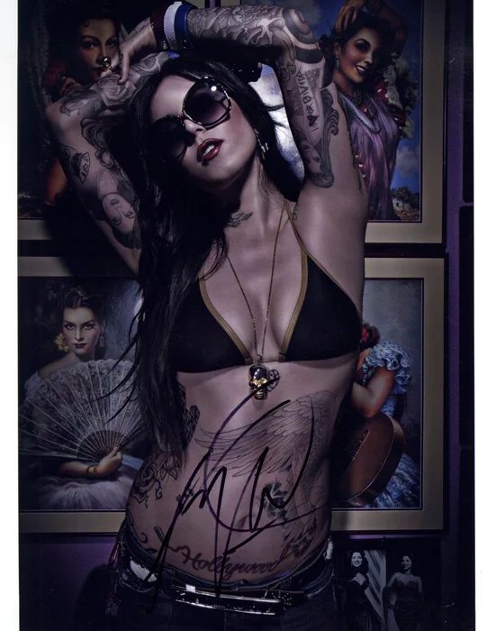 Kat von D autograph