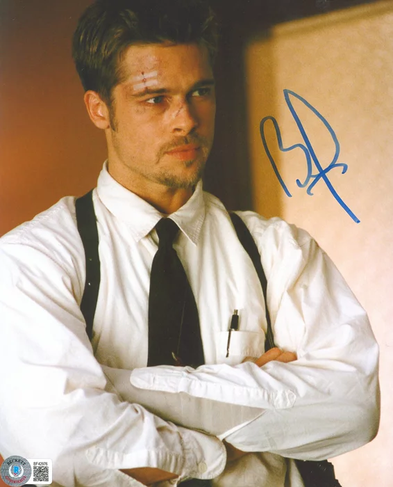 Brad Pitt autograph