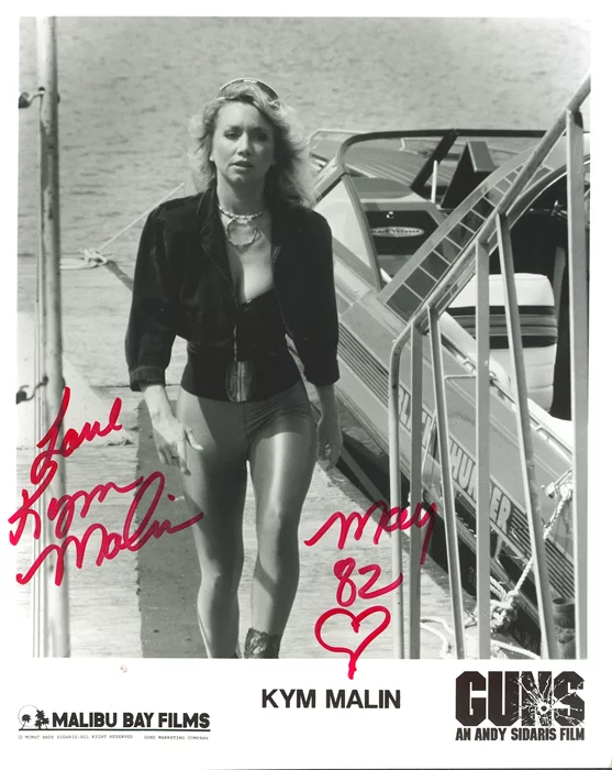 Kym Malin autograph