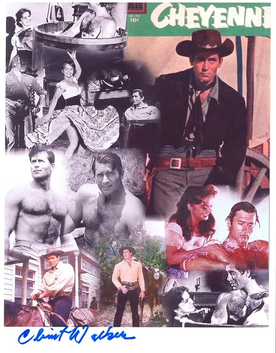 Clint Walker autograph