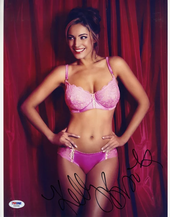 Kelly Brook autograph