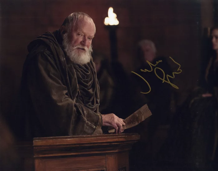Julian Glover autograph