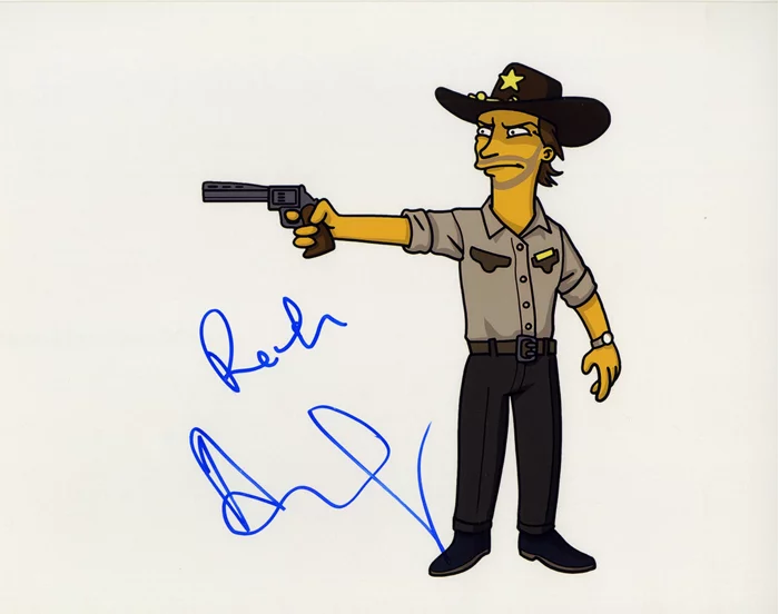 Andrew Lincoln autograph