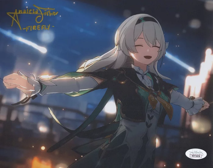 Analesa Fisher autograph