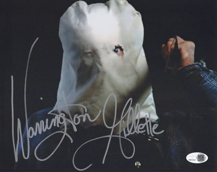 Warrington Gillette autograph