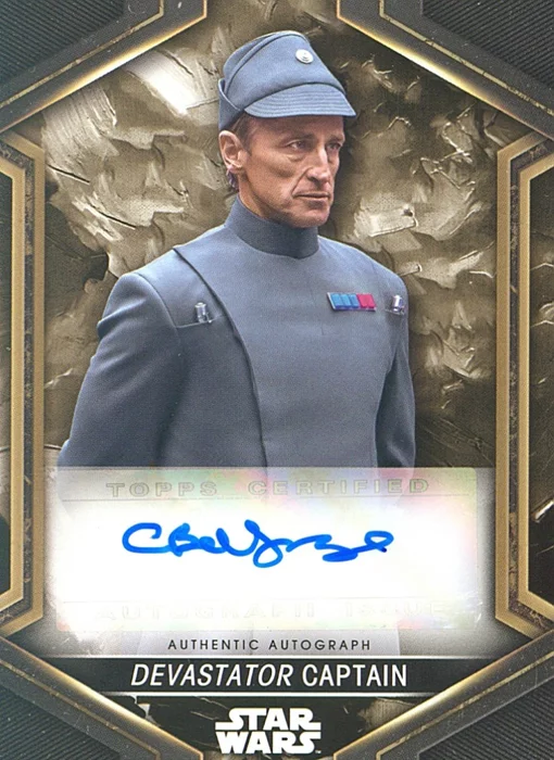 Crispian Belfrage autograph