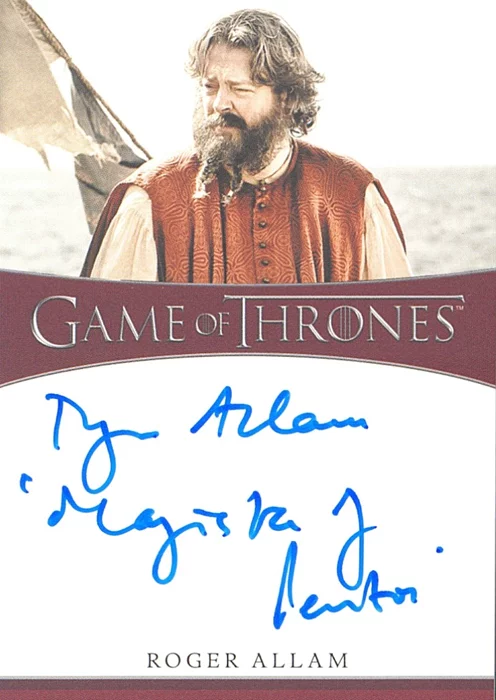 Roger Allam autograph