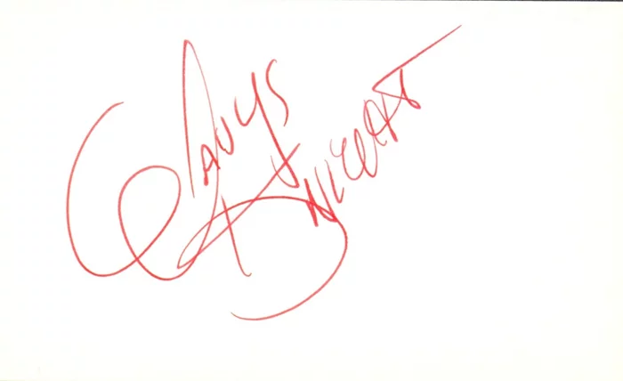 Gladys Knight autograph