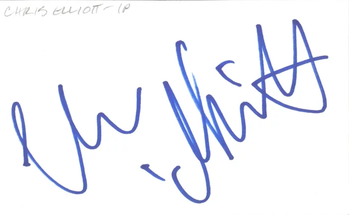 Chris Elliott autograph