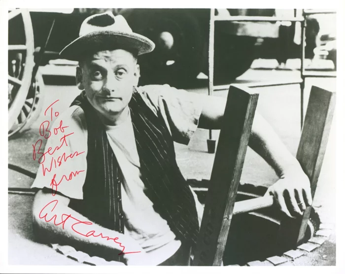 Art Carney autograph