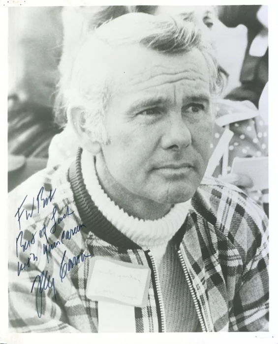 Johnny Carson autograph