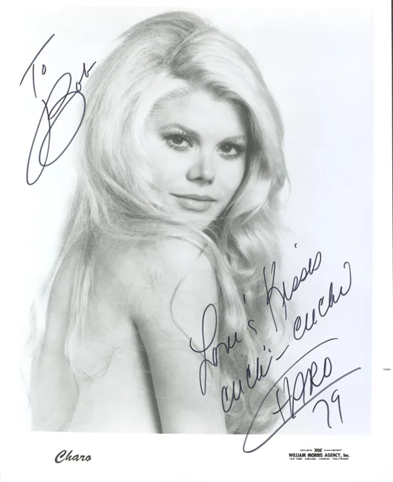 Charo autograph