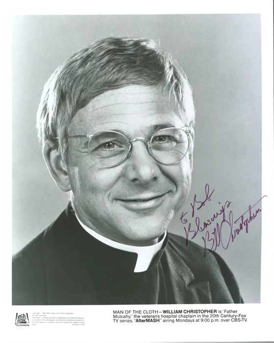 William Christopher autograph
