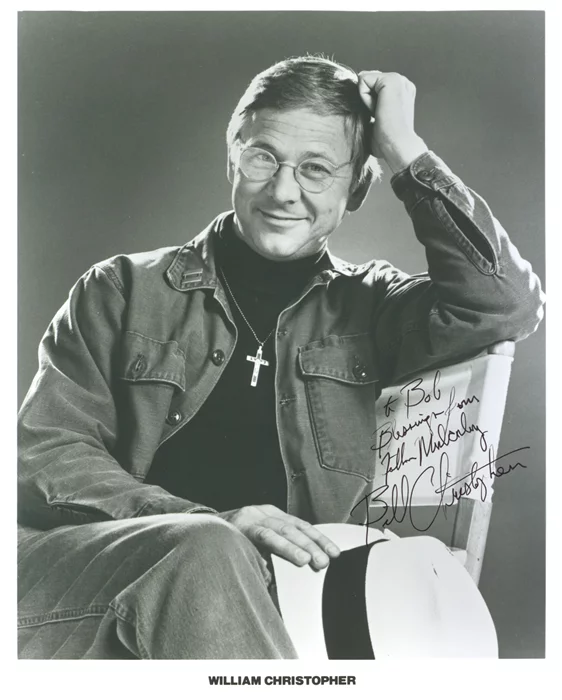 William Christopher autograph