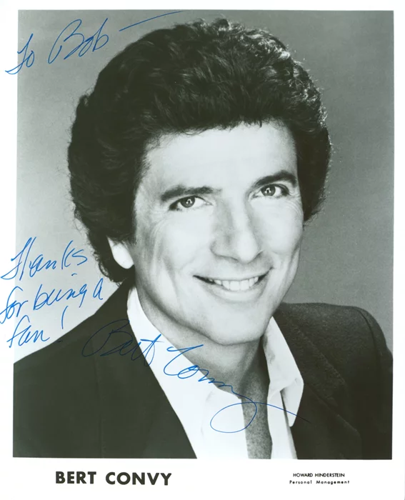 Bert Convy autograph