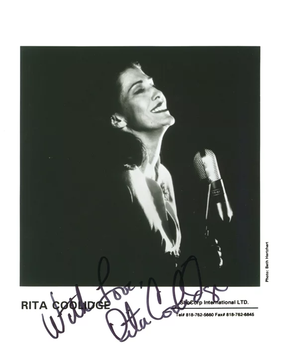 Rita Coolidge autograph