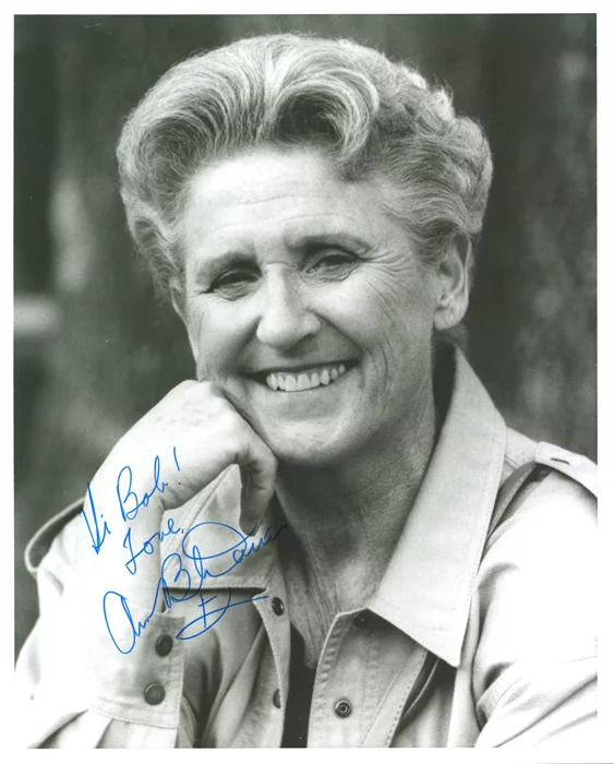 Ann B. Davis autograph