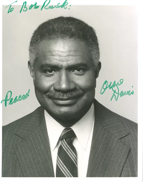 Ossie Davis autograph