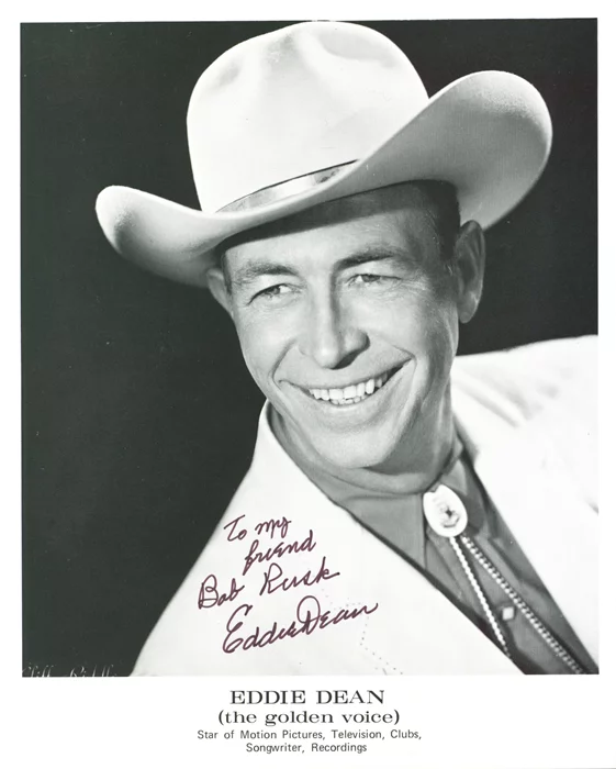 Eddie Dean autograph