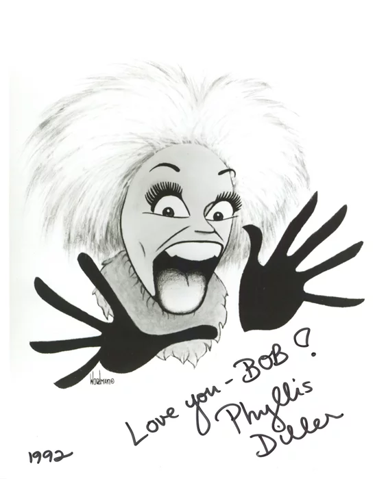 Phyllis Diller autograph