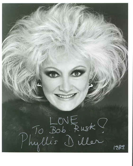 Phyllis Diller autograph