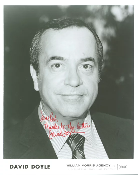David Doyle autograph