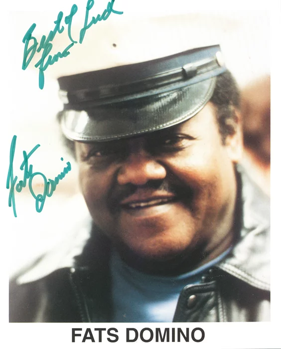 Fats Domino autograph