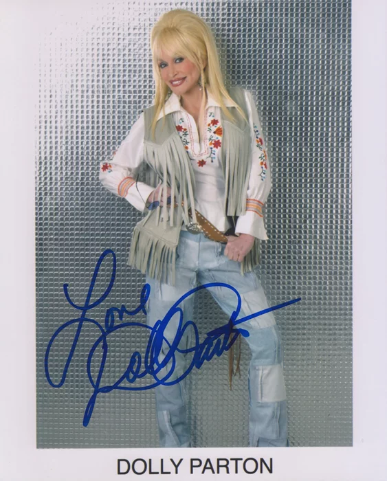 Dolly Parton autograph