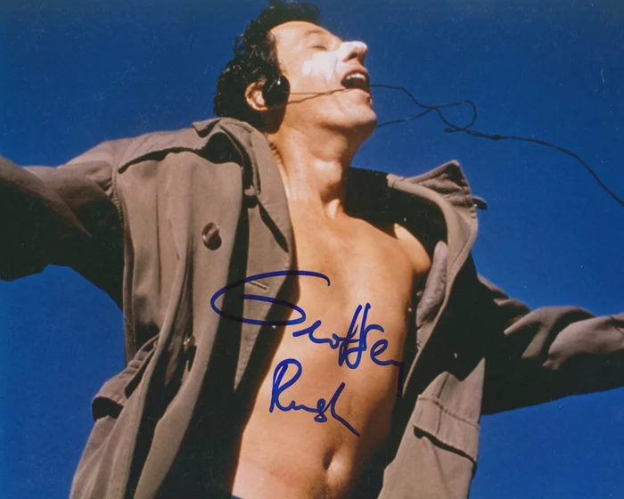 Geoffrey Rush autograph