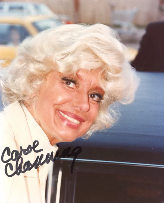 Carol Channing autograph