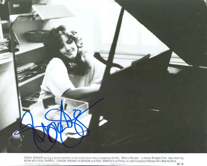 Debra Winger autograph
